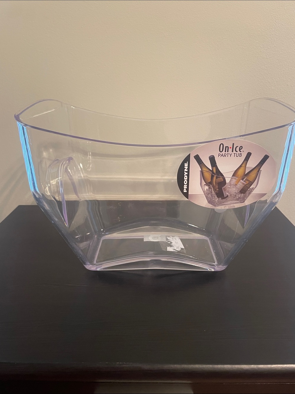 On-Ice Clear Party Tub by Prodyne - Clear Beverage Cooler